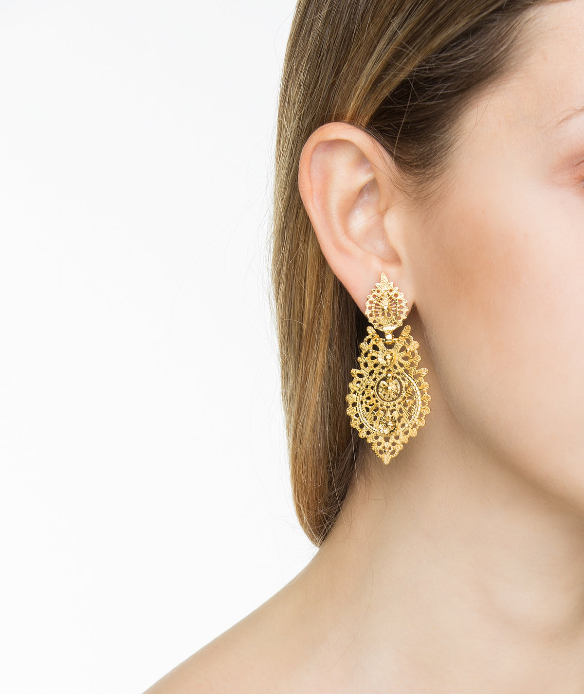 Antonia Karra | Jackie earrings - gold plated silver