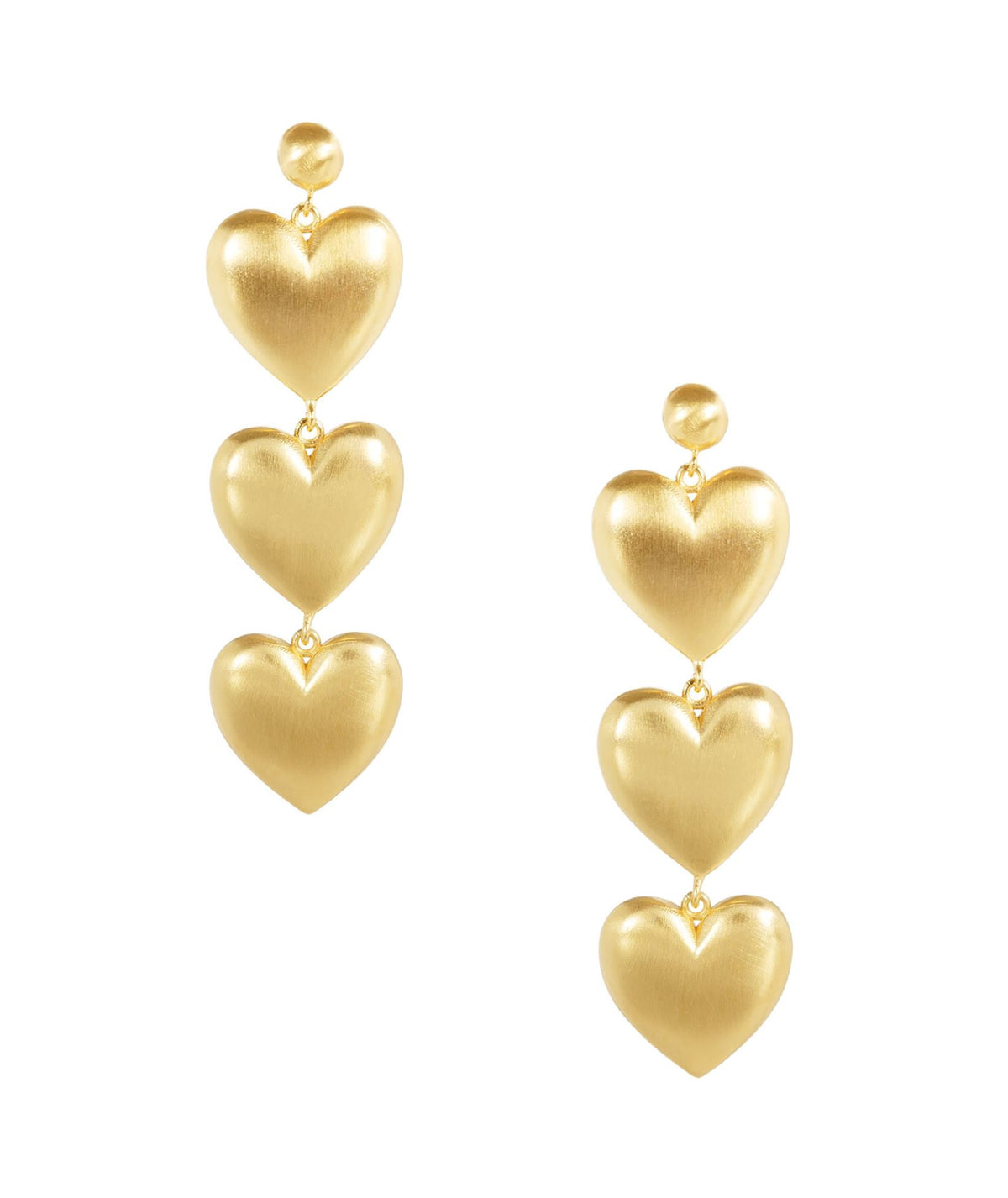 Antonia Karra | Margaux Heart earrings - gold-plated silver