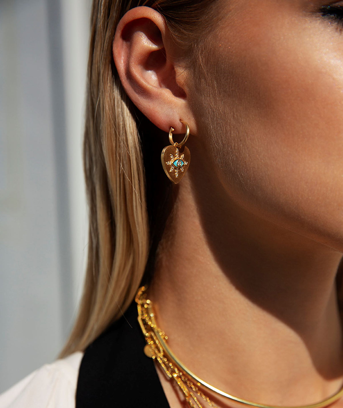 Antonia Karra | Abyss Heart Paved Earring