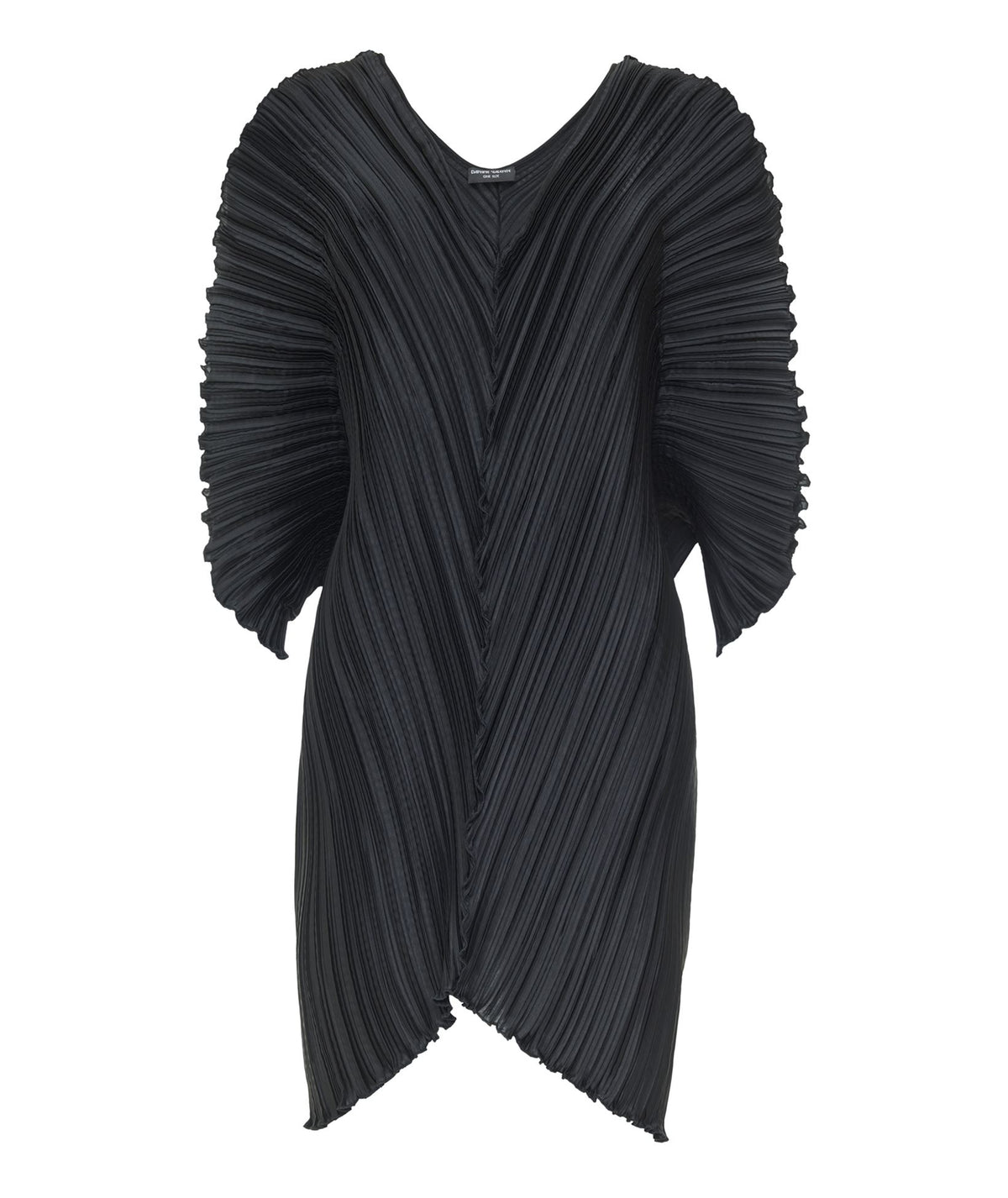 Daphne Valente | Black Hestia pleated tunic