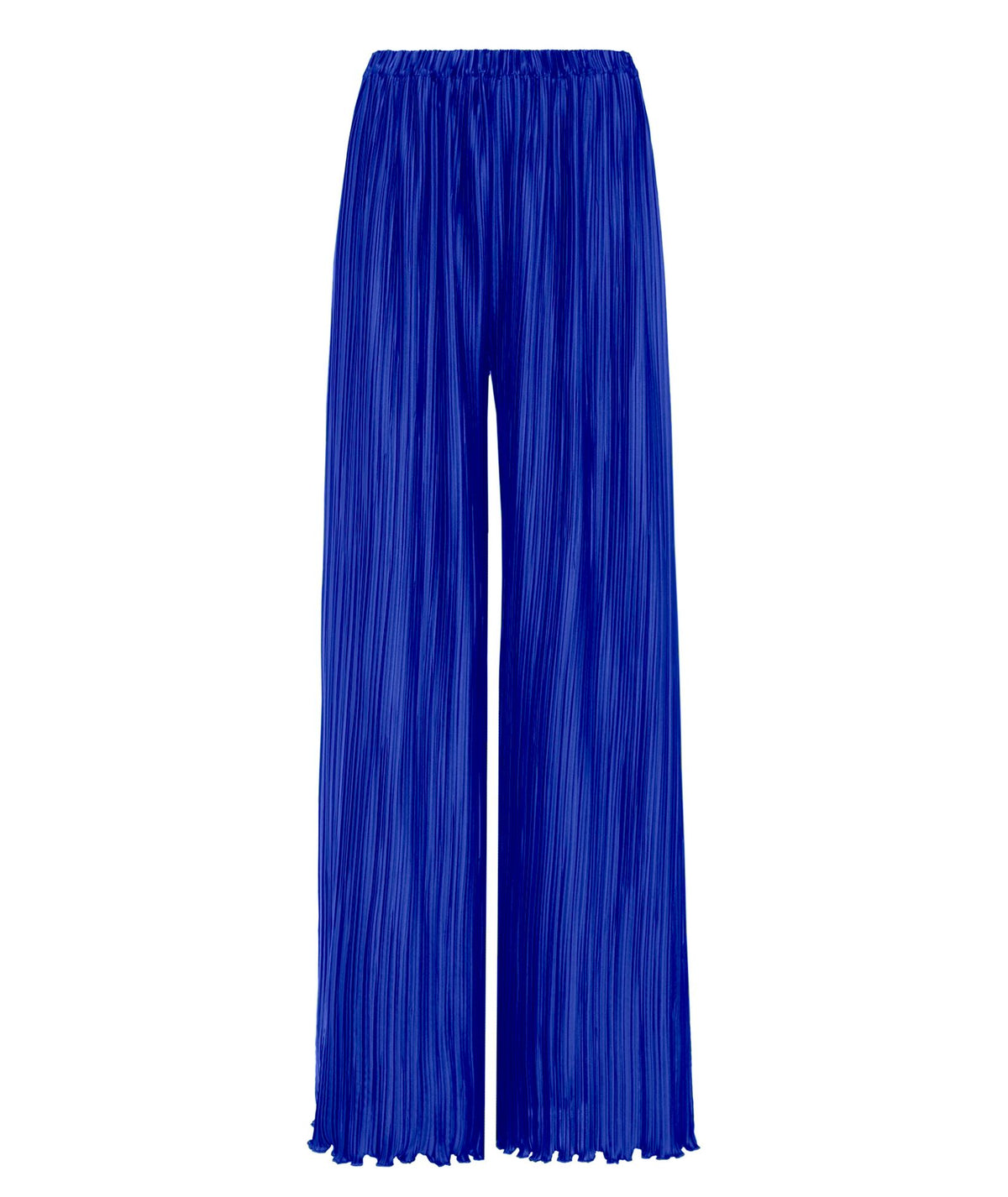 Daphne Valente | Royal blue Zeus pleated pants