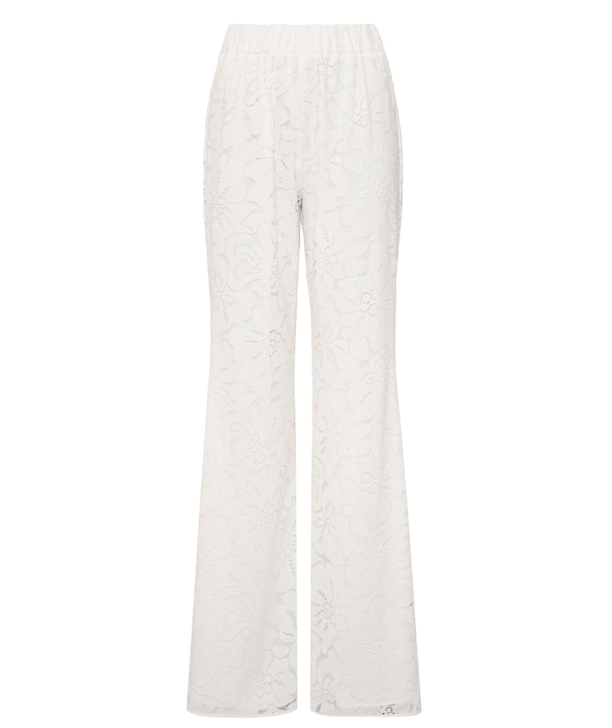 Stelios Koudounaris | White lace flared pants