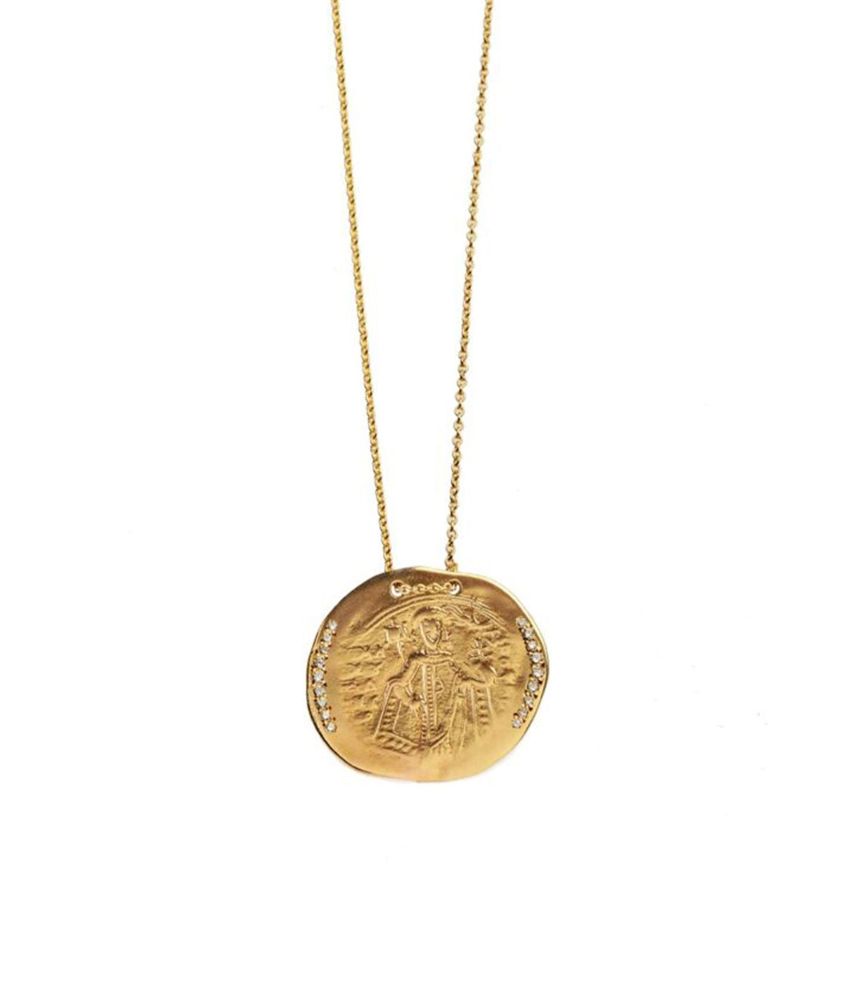 Danai Giannelli | Constantinato Necklace - Gold, White Diamonds