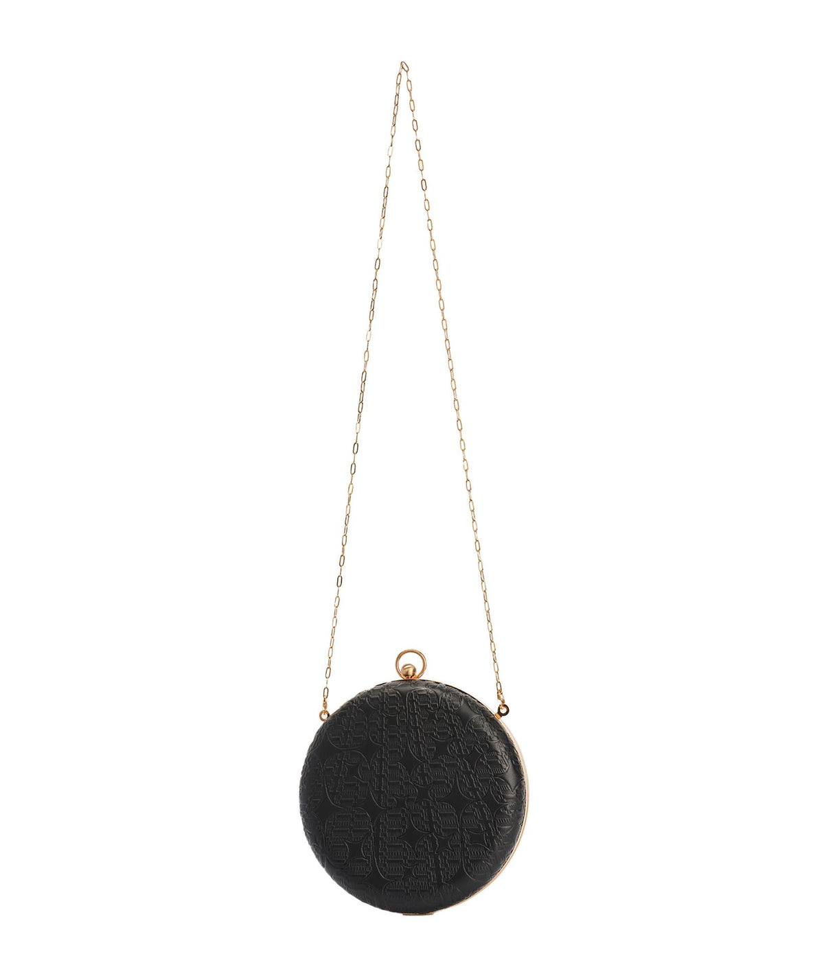 Zeus+Dione | Black leather Tara Sky clutch bag