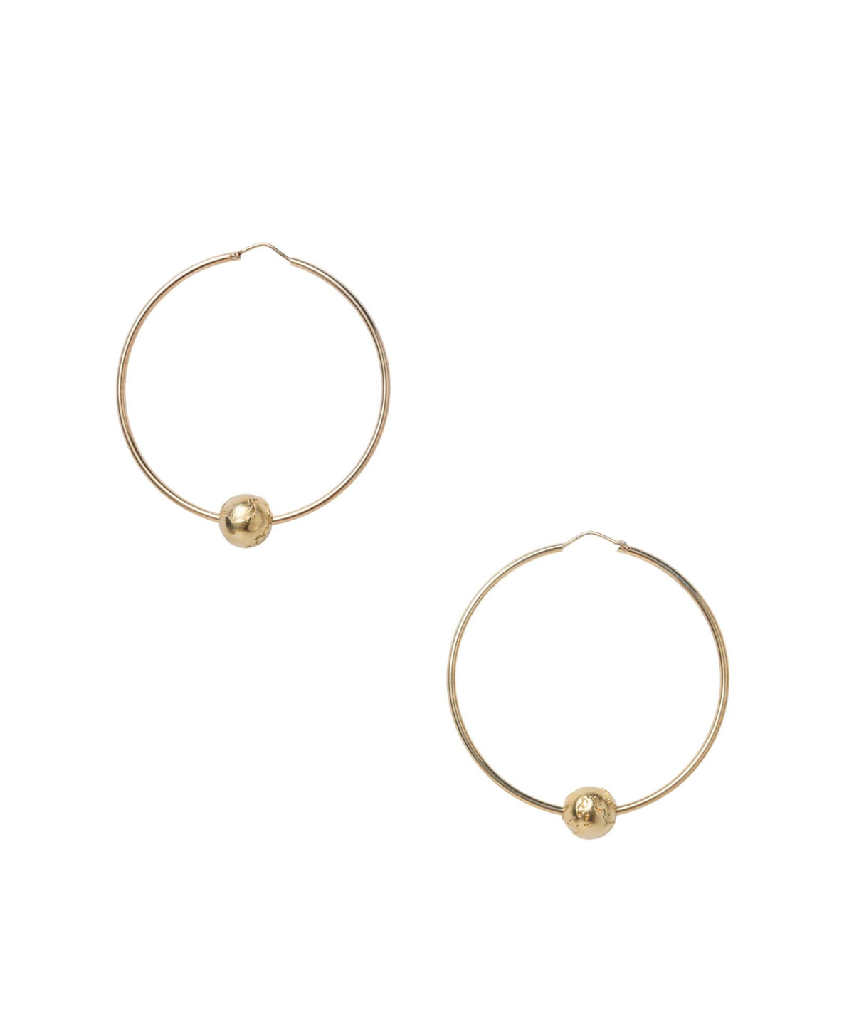 Antonia Karra | Orbit Small hoops - gold plated silver