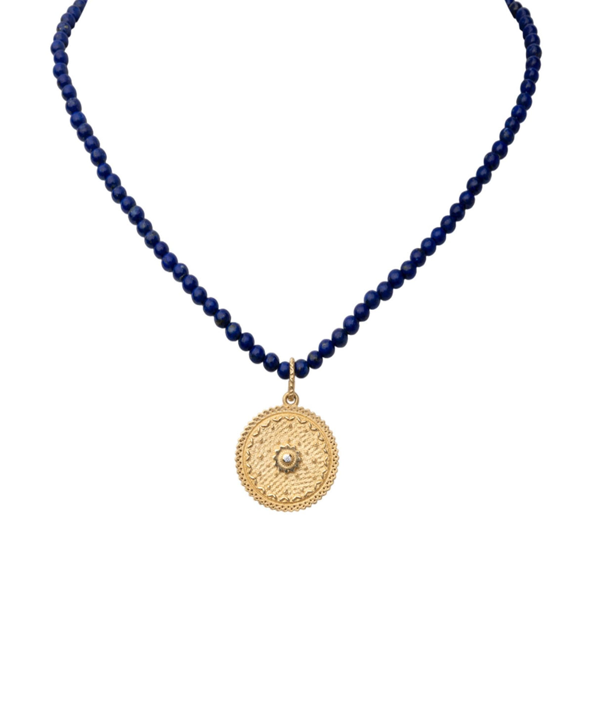 Antonia Karra | Mira coin necklace - lapis