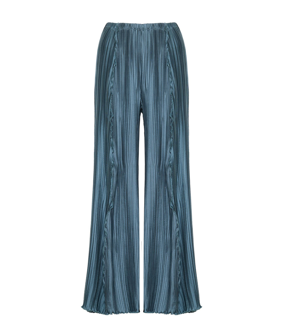 Daphne Valente | Slate blue Thalassa pleated trousers