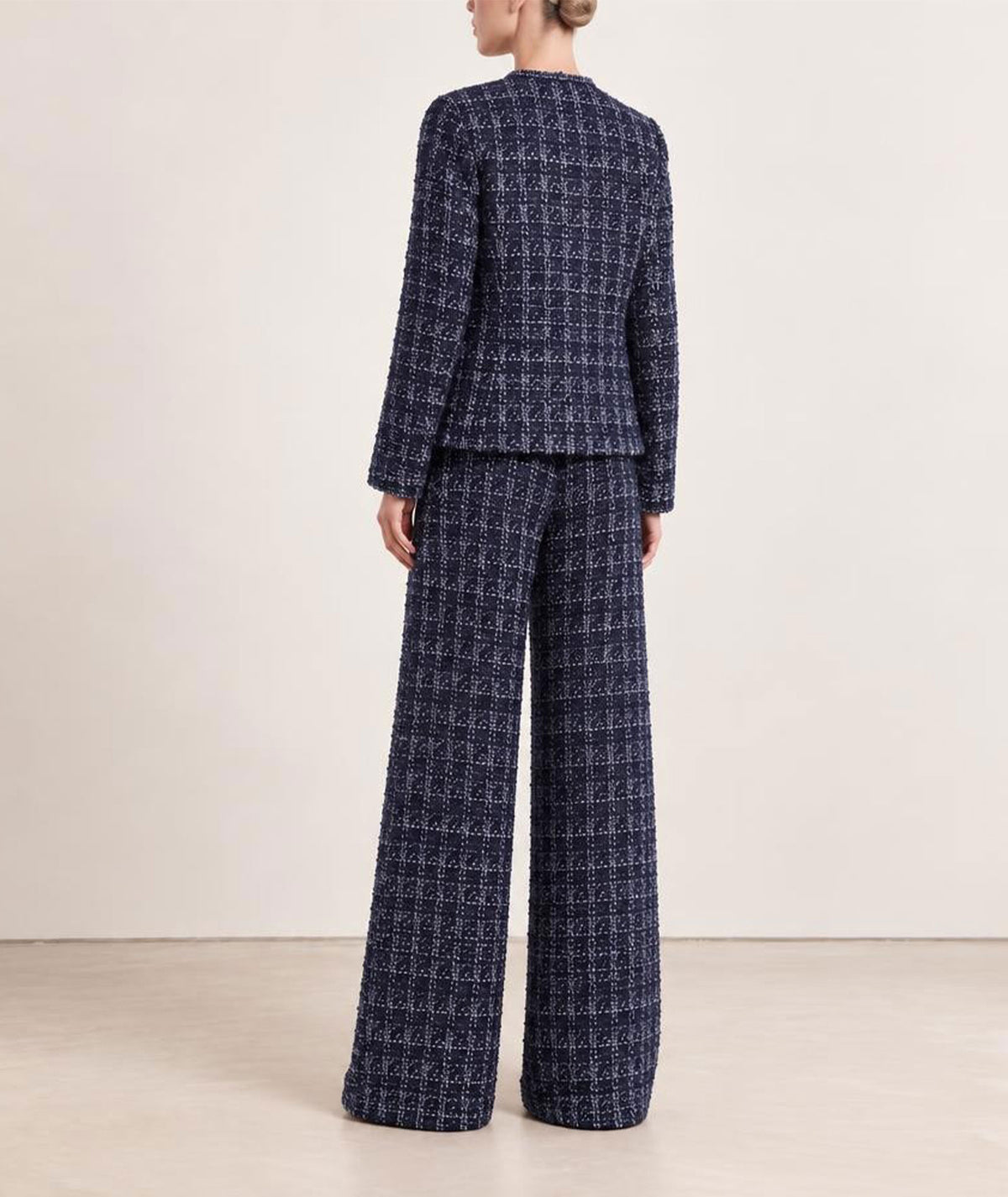 Tailor Made | Anthracite blue knitted pants