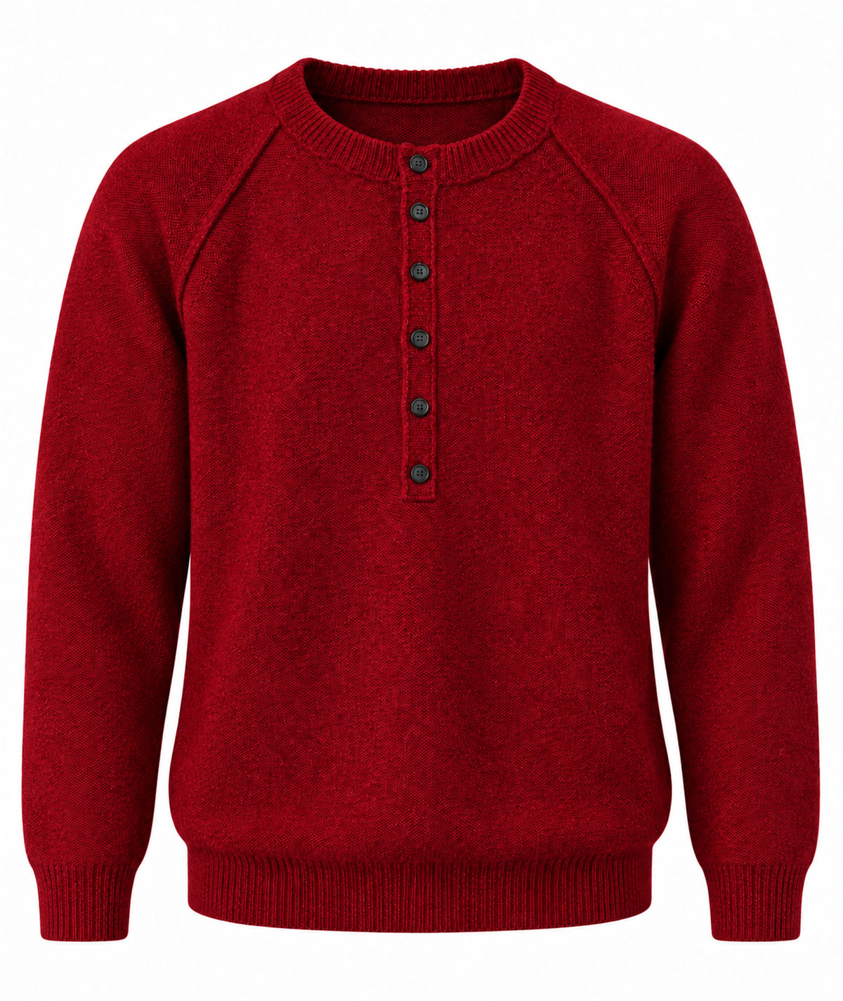 Tailor Made | Bordeaux knitted buttoned sweater