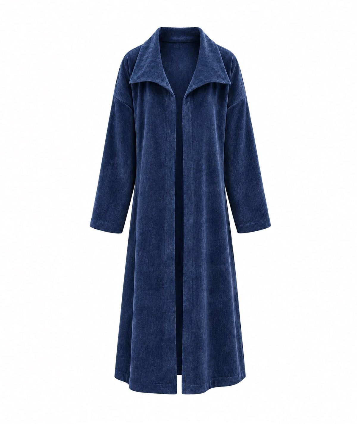 Stelios Koudounaris | Blue velour long cardigan Stelios Koudounaris