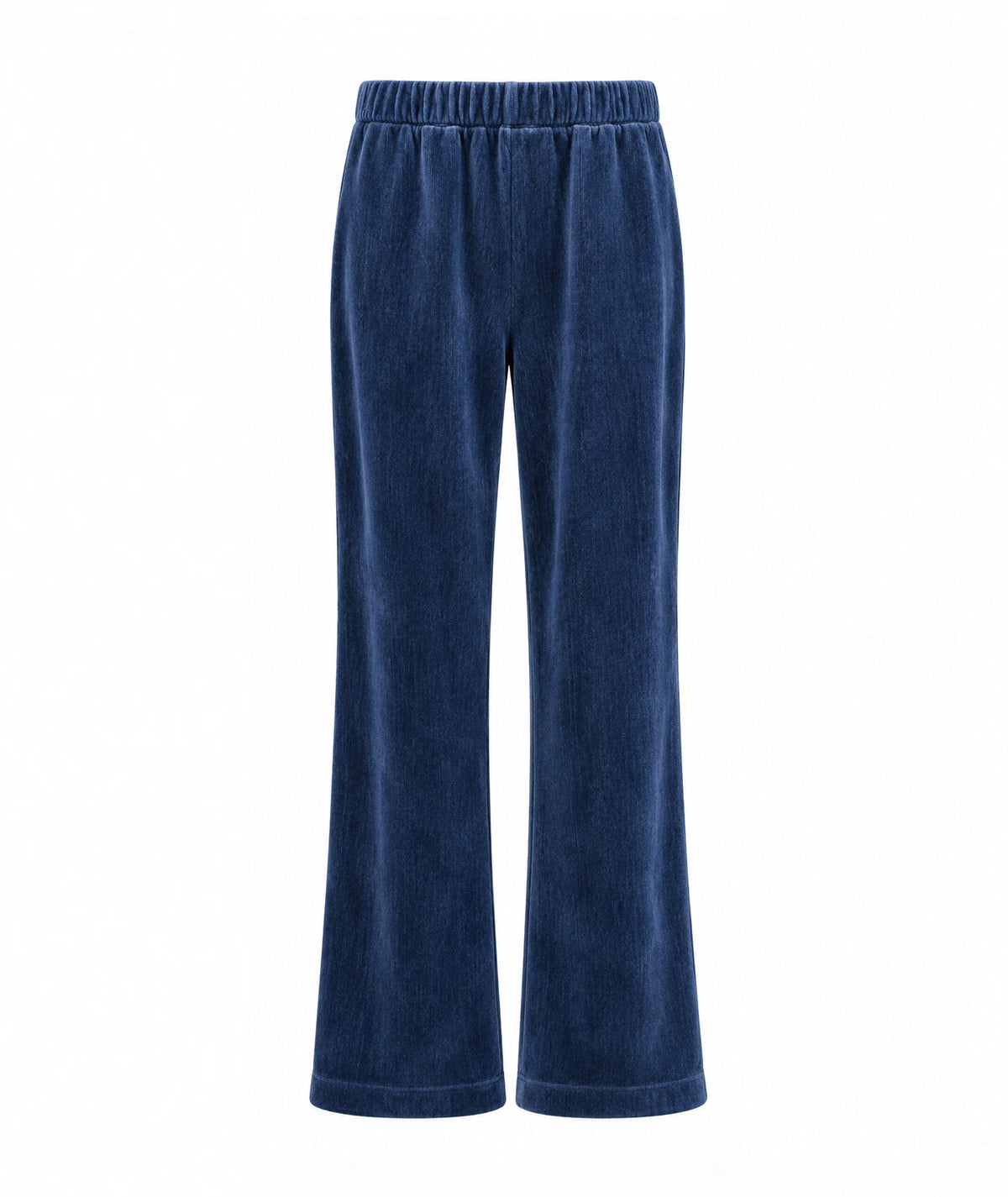 Stelios Koudounaris | Blue velour flared pants Stelios Koudounaris