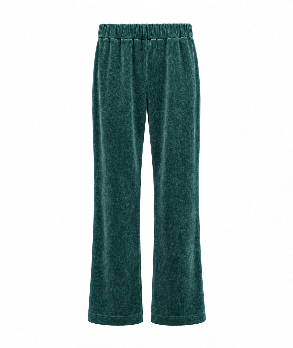 Stelios Koudounaris | Green velour flared pants Stelios Koudounaris