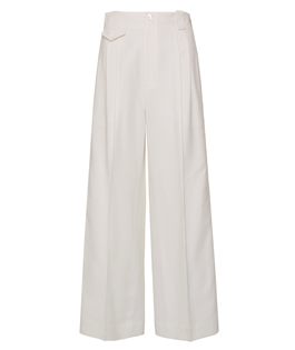 Zeus+Dione Ivory Silk Homer Pants