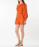 Liana Camba | x HCC Orange Cotton Shorts