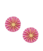 Katerina Makriyianni | Pink Star Silk Earrings
