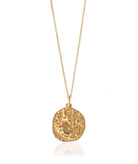 Hermina Athens | Taurus Gold-plated Silver Thin Necklace
