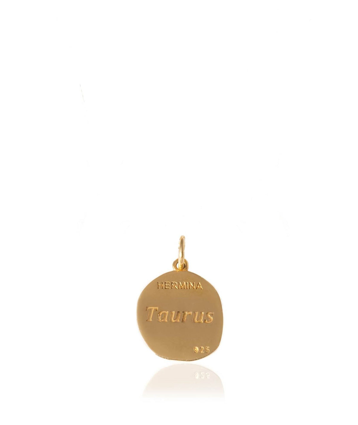 Hermina Athens | Taurus Gold-plated Silver Thin Necklace