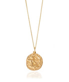Hermina Athens | Sagittarius Gold-plated Silver Thin Necklace