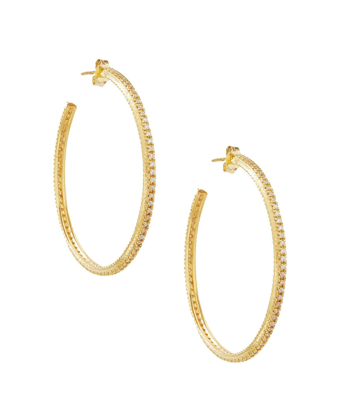 Antonia Karra | Temptation Zircon Gold-plated Silver Earrings