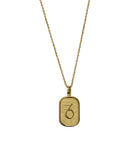 Bonvo | Capricorn Gold-plated Silver Pendant Necklace
