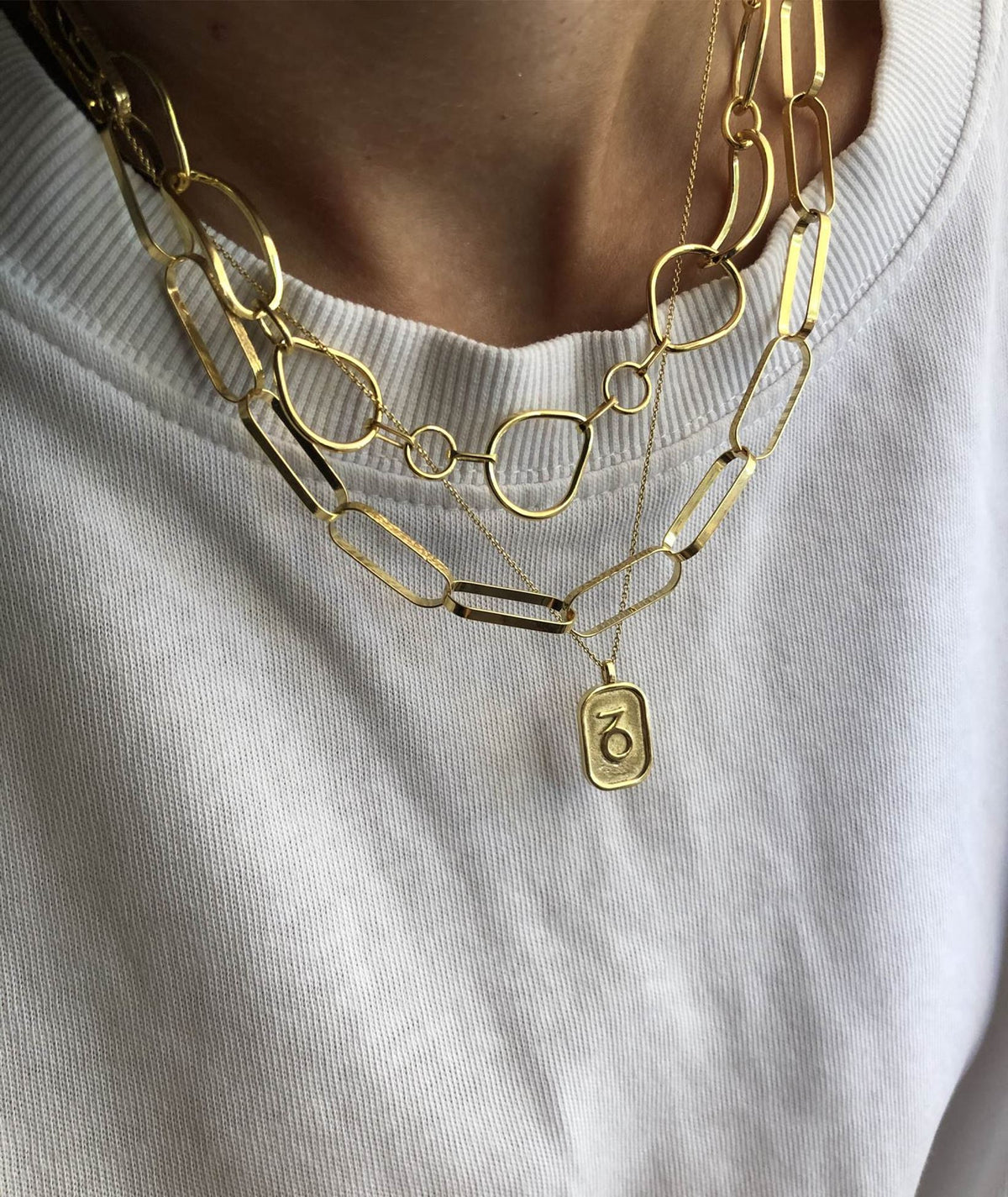 Bonvo | Capricorn Gold-plated Silver Pendant Necklace