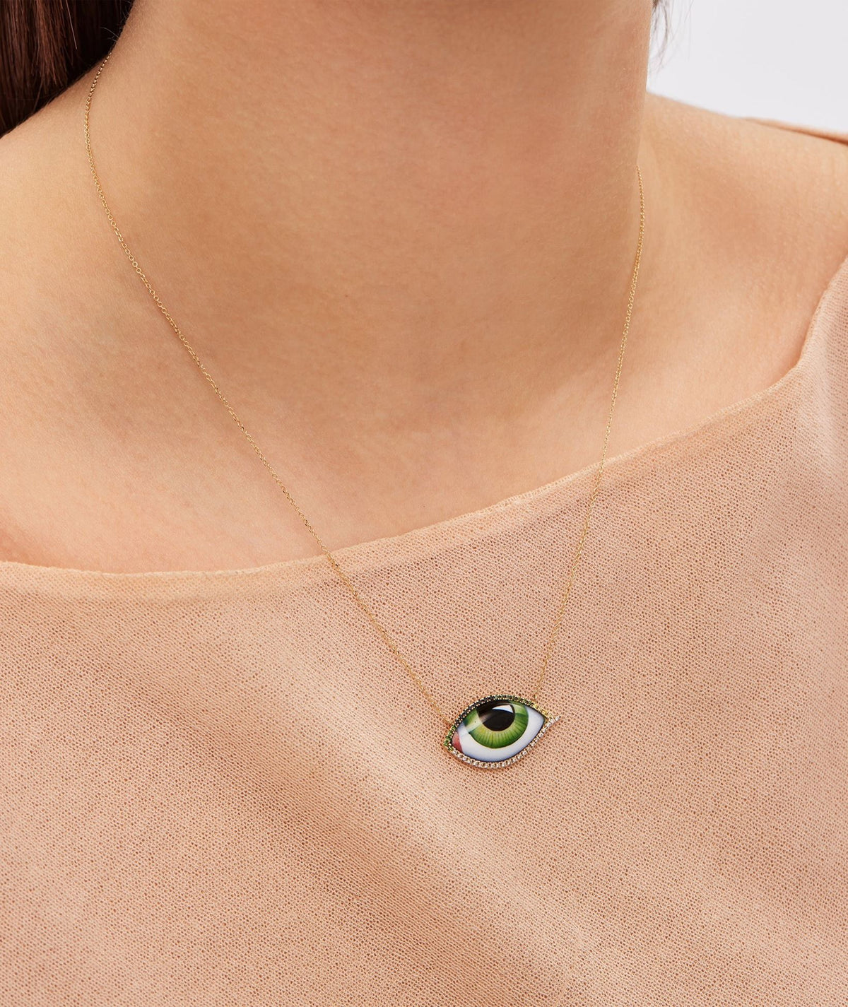 Lito | Gold Grand Vert Diamond Tsavorites Necklace
