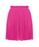 Elena Makri | Magenta silk tulle Antigone mini skirt