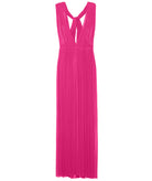 Elena Makri | Magenta silk tulle Ivy dress
