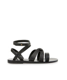 Valia Gabriel | Black leather Avalon sandals