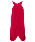 Angelos Bratis | Fuchsia silk Oceanis dress