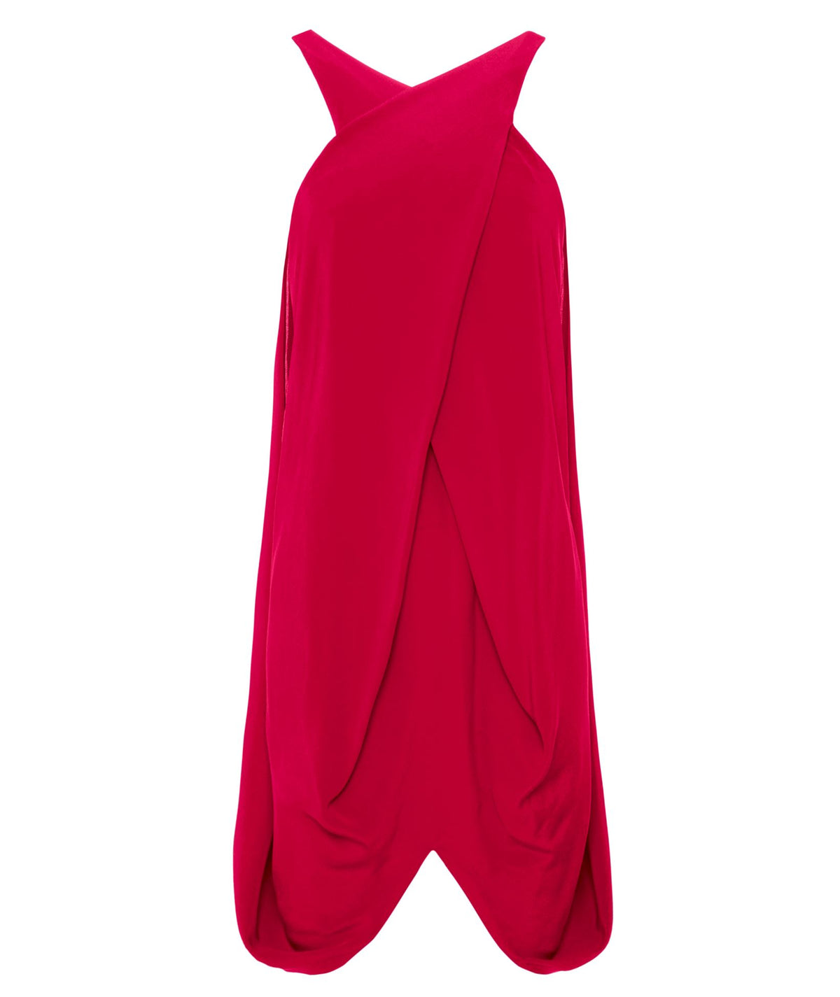 Angelos Bratis | Fuchsia silk Oceanis dress