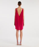 Angelos Bratis | Fuchsia silk Oceanis dress
