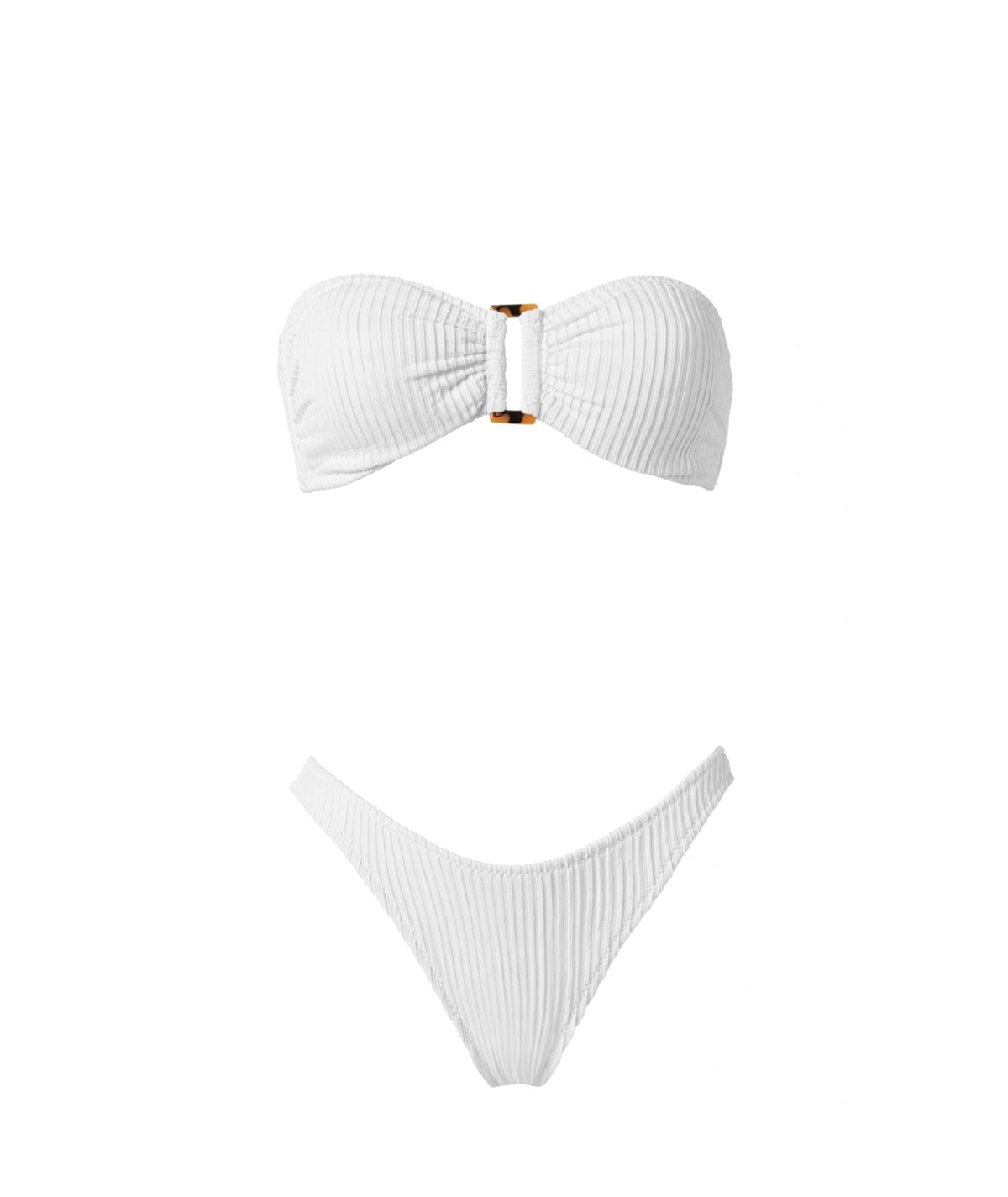 Stefania Frangista | White curly Melita bikini
