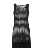 Stefania Frangista | Black crochet Joanna short dress