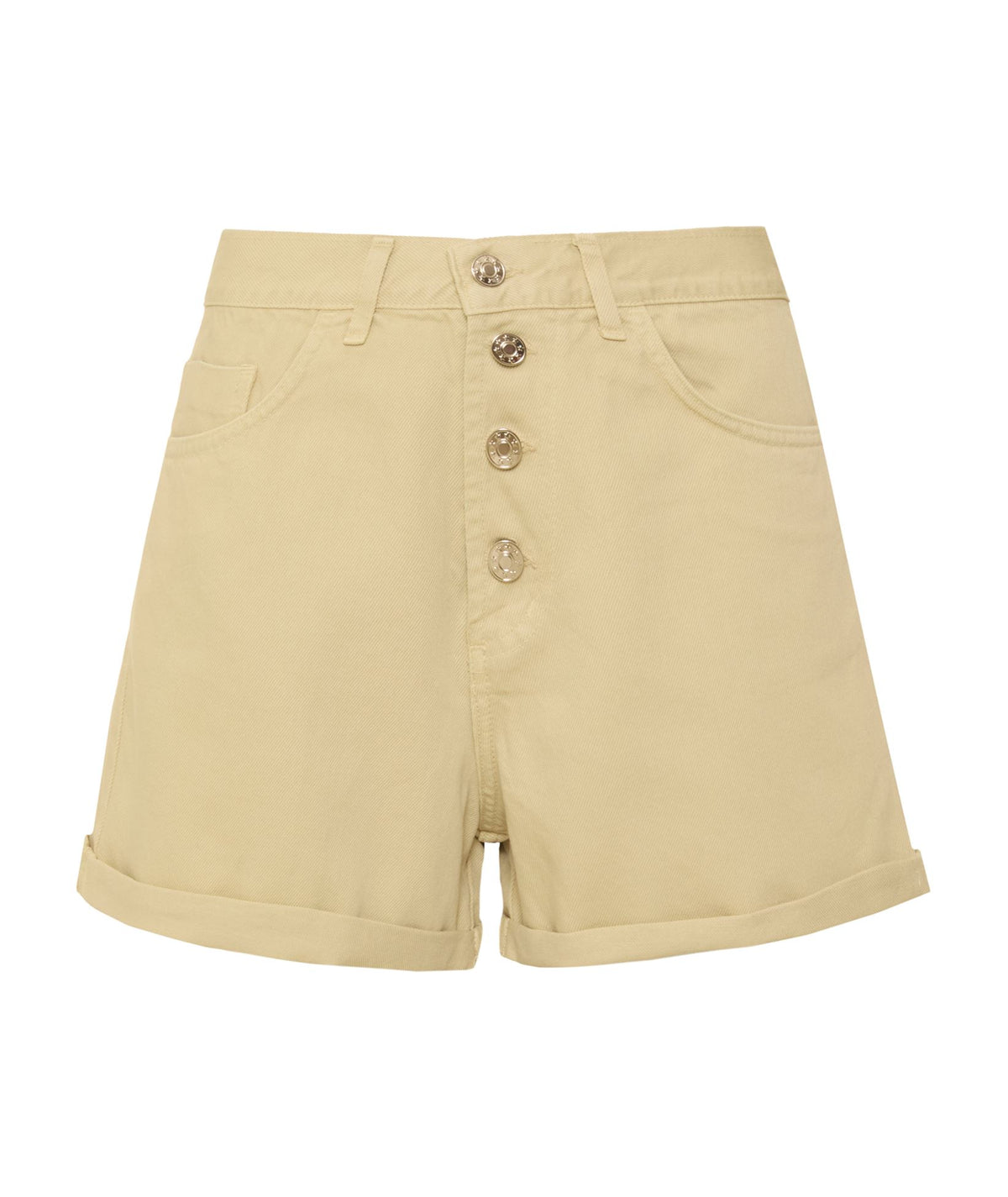 Stefania Frangista | Beige denim Dylan shorts