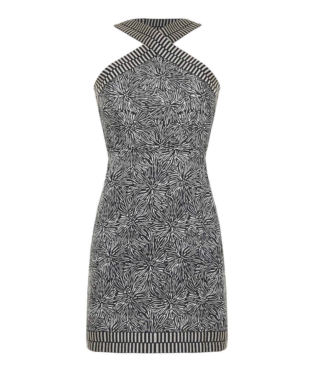 Holyday | Black white Dandellion print Lennie dress