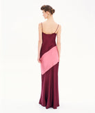 Kourbela | Bordeaux pink Other Wordly slip dress