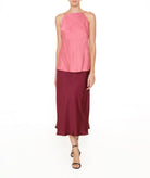 Kourbela | Pink flamingo Burst of Colour top