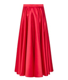 Maison Zoulias | Red rasmir Olga midi skirt
