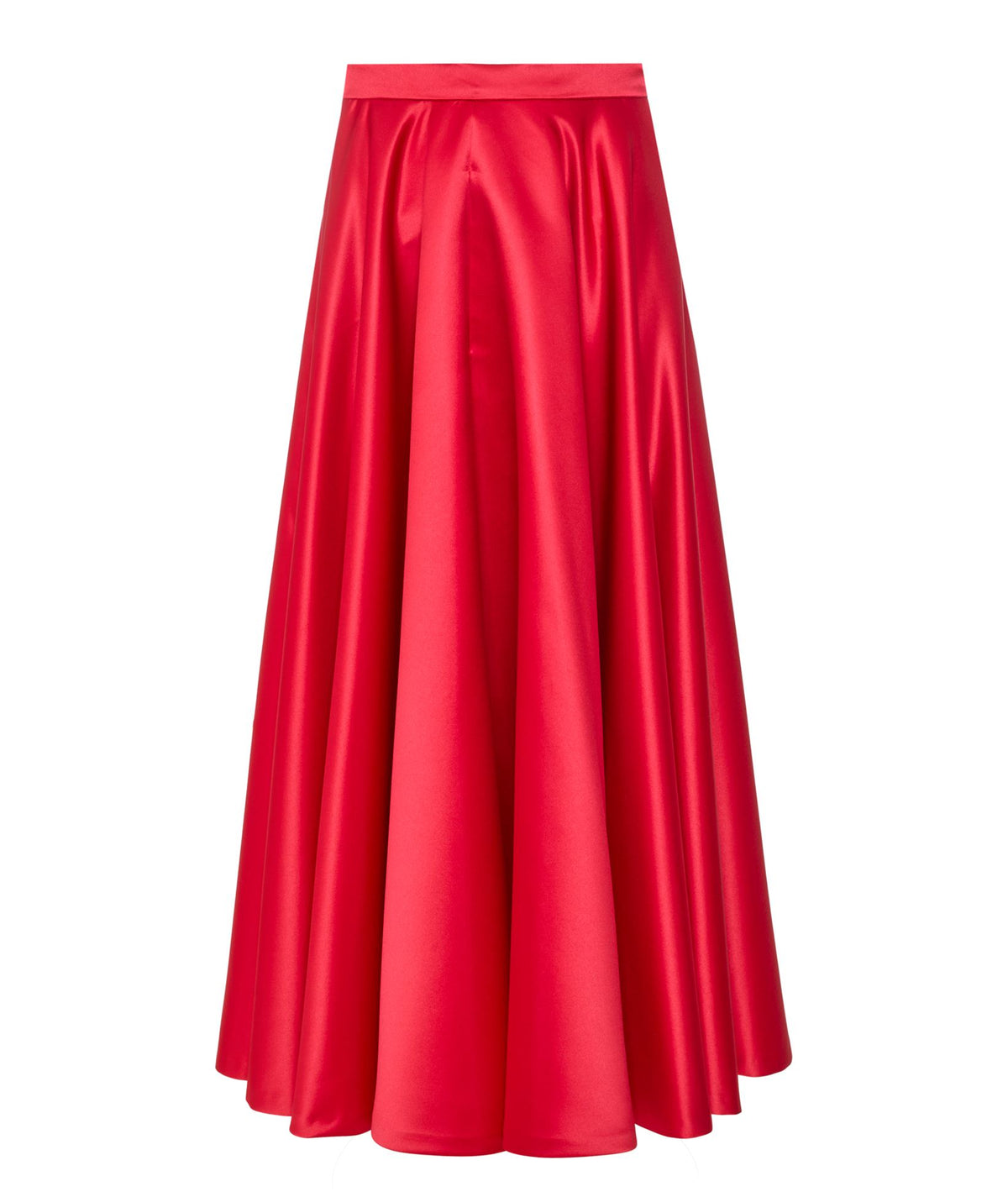 Maison Zoulias | Red rasmir Olga midi skirt