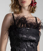 Mallory The Label | Black embellished Anais mini dress
