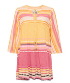 Pearl & Caviar | Multicolor cotton jacquard Alonissos mini dress