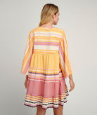 Pearl & Caviar | Multicolor cotton jacquard Alonissos mini dress