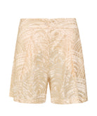 Greek Archaic Kori | Ivory champagne embroidered New Triangle shorts