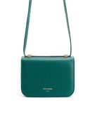 Zeus+Dione | Forest green leather Filareti shoulder bag