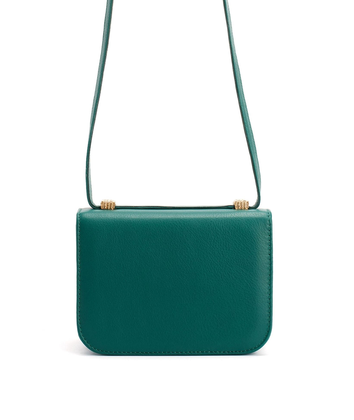 Zeus+Dione | Forest green leather Filareti shoulder bag