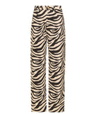 Mallory The Label | Black white printed denim Riana cropped pants