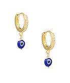 Antonia Karra | Hebe earrings - blue gold plated silver