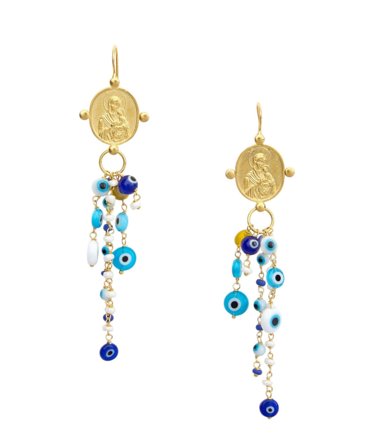 Antonia Karra | Panagitsa earrings - gold-plated silver