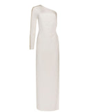 Sadh | White jersey one shoulde cut out Adya maxi dress